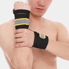 Load image into Gallery viewer, 1PC Sports Fitness Winding Pressure Wrist Strap With Thumb Ring Basketball Weight Lifting Hard Pull Anti-Slip Sweat Absorption Booster Strap Protective Bandage