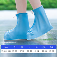 Load image into Gallery viewer, Silicone Waterproof Shoe Cover Unisex Shoes Protectors Rain Boots for Indoor Outdoor Rainy Reusable Quality Non-slip Shoe Cover