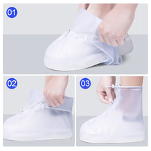 Load image into Gallery viewer, Silicone Waterproof Shoe Cover Unisex Shoes Protectors Rain Boots for Indoor Outdoor Rainy Reusable Quality Non-slip Shoe Cover