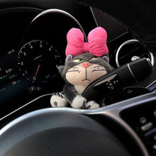 Load image into Gallery viewer, Car Windshield Wiper Turn Signal Switch Ornaments Decorations Plush Doll Cat Auto Interior Decoration Accessories Home Desk Ornament