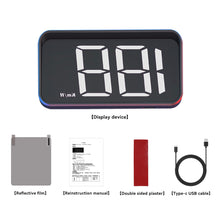 Load image into Gallery viewer, Car GPS Speedometer Head Display Digital HUD Speed Meter KMH MPH Dispaly Plug and Play for Vehicle Truck Motorcycle Auto Part Accessories