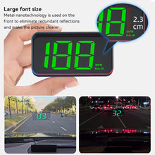 Load image into Gallery viewer, Car GPS Speedometer Head Display Digital HUD Speed Meter KMH MPH Dispaly Plug and Play for Vehicle Truck Motorcycle Auto Part Accessories