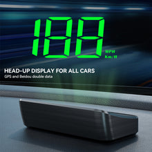 Load image into Gallery viewer, Car GPS Speedometer Head Display Digital HUD Speed Meter KMH MPH Dispaly Plug and Play for Vehicle Truck Motorcycle Auto Part Accessories