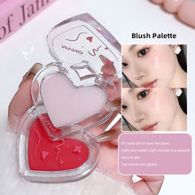 Load image into Gallery viewer, Heart Shape Monochrome Blush Natural Brightening Stereoscopic Highlight Multifunctional Blusher Long-lasting Makeup Cosmetics