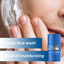 Load image into Gallery viewer, Portable Shaving Cream Lubricate Beard Deep Cleasing Smooth Shave Moisturizing Facial Cleanser Shaving Stick Facial Care for Men