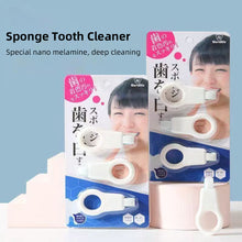 Load image into Gallery viewer, Tooth Cleaning Sponge Wipe Whiten Teeth Remove Tartar Micron Fiber Sponge Wipe Gentle Care Dental Cleaning Tool