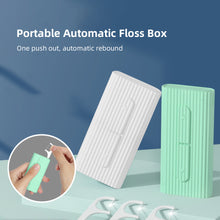 Load image into Gallery viewer, 10pcs/box Portable Automatic Floss Box Dental Floss Disposable High Tension Dental Floss Stick Convenient Tooth Cleaning Tool