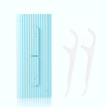 Load image into Gallery viewer, 10pcs/box Portable Automatic Floss Box Dental Floss Disposable High Tension Dental Floss Stick Convenient Tooth Cleaning Tool