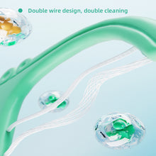 Load image into Gallery viewer, 52pcs/box Double Layered Storage Sealed Box Dental Floss Disposable Double String High Tension Dental Floss Stick Tooth Cleaning Tool