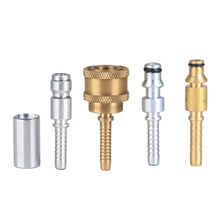 Load image into Gallery viewer, 2Pcs Car Washer Water Cleaning Hose Pipe Fitting Twist Connector High Pressure Washer Hose Insert Fittings