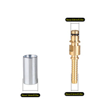 Load image into Gallery viewer, 2Pcs Car Washer Water Cleaning Hose Pipe Fitting Twist Connector High Pressure Washer Hose Insert Fittings