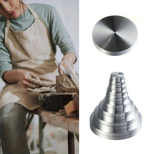 Load image into Gallery viewer, Pottery Tool Clay Trimming Spinner Tool Fixing Clay Molding Tools Trim Stabilizer Mini Pottery Wheel Bearing Rotary Disc Ceramic Tool