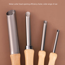 Load image into Gallery viewer, 4Pcs Pottery Hole Puncher Stainless Steel Clay Cutting Tools Carving Sculpture Modeling Cutter Polymer Punching Ceramic Tool