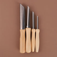 Load image into Gallery viewer, 4Pcs Pottery Hole Puncher Stainless Steel Clay Cutting Tools Carving Sculpture Modeling Cutter Polymer Punching Ceramic Tool