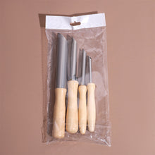 Load image into Gallery viewer, 4Pcs Pottery Hole Puncher Stainless Steel Clay Cutting Tools Carving Sculpture Modeling Cutter Polymer Punching Ceramic Tool
