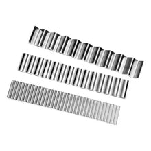 Load image into Gallery viewer, 5Pcs Clay Cutter Pottery Flexible Wavy Blade Cutter Stainless Steel Ceramic Lace Cutting Set DIY Art Polymer Cutting Tool Art Sculpting