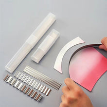 Load image into Gallery viewer, 5Pcs Clay Cutter Pottery Flexible Wavy Blade Cutter Stainless Steel Ceramic Lace Cutting Set DIY Art Polymer Cutting Tool Art Sculpting