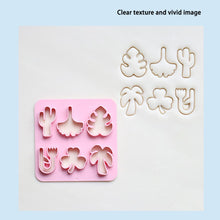 Load image into Gallery viewer, 6Type/Set Mini Clay Cutter Multiple Geometry Plastic Pottery Earrings Cutting Mold DIY Soft Clay Irregular Ceramic Earring Molds Handmade Jewelry Making Tool
