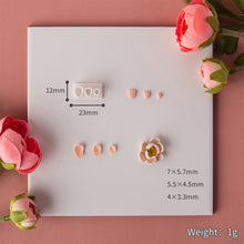 Load image into Gallery viewer, 3 Holes Mini Clay Cutter Flower Petal Leaves Polymer Pottery Cutting Earrings Mold Handmade Jewelry Making Tool Ceramic Sculpting Tool