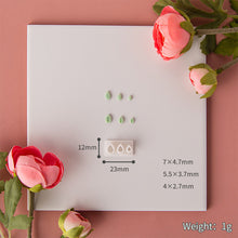 Load image into Gallery viewer, 3 Holes Mini Clay Cutter Flower Petal Leaves Polymer Pottery Cutting Earrings Mold Handmade Jewelry Making Tool Ceramic Sculpting Tool