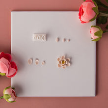 Load image into Gallery viewer, 3 Holes Mini Clay Cutter Flower Petal Leaves Polymer Pottery Cutting Earrings Mold Handmade Jewelry Making Tool Ceramic Sculpting Tool