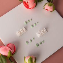 Load image into Gallery viewer, 3 Holes Mini Clay Cutter Flower Petal Leaves Polymer Pottery Cutting Earrings Mold Handmade Jewelry Making Tool Ceramic Sculpting Tool