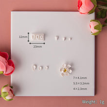 Load image into Gallery viewer, 3 Holes Mini Clay Cutter Flower Petal Leaves Polymer Pottery Cutting Earrings Mold Handmade Jewelry Making Tool Ceramic Sculpting Tool