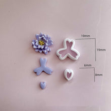 Load image into Gallery viewer, Flower Petal Clay Cutter Different Sizes Polymer Clay Mold DIY Unique Earrings Jewelry Decoration High-precision Pendant Making Tools