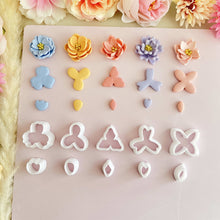Load image into Gallery viewer, Flower Petal Clay Cutter Different Sizes Polymer Clay Mold DIY Unique Earrings Jewelry Decoration High-precision Pendant Making Tools