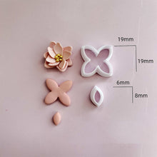 Load image into Gallery viewer, Flower Petal Clay Cutter Different Sizes Polymer Clay Mold DIY Unique Earrings Jewelry Decoration High-precision Pendant Making Tools