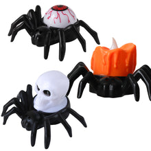 Load image into Gallery viewer, Halloween Spider Decoration Light LED Electronic Candle Lamp Spider Skull Night Light Halloween Party Decoration Supplies Horror Props