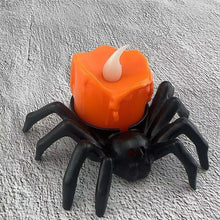 Load image into Gallery viewer, Halloween Spider Decoration Light LED Electronic Candle Lamp Spider Skull Night Light Halloween Party Decoration Supplies Horror Props