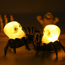 Load image into Gallery viewer, Halloween Spider Decoration Light LED Electronic Candle Lamp Spider Skull Night Light Halloween Party Decoration Supplies Horror Props
