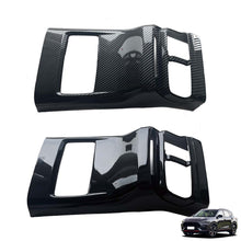 Load image into Gallery viewer, Car Interior Rear Air Conditioning Outlet Vent Cover Trim Sticker Accessories For MG Carbon Fiber Patten Style