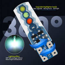 Load image into Gallery viewer, RGB T10 Car Signal Lamp Waterproof Heatproof Clearance Headlamps Reading Flashing COB LED Lamp License Plate Lights