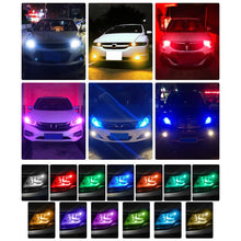 Load image into Gallery viewer, RGB T10 Car COB Signal Lamp Waterproof Heatproof Clearance Headlamps Reading Flashing Lamp License Plate Lights
