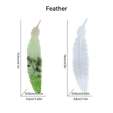 Load image into Gallery viewer, Silicone Bookmark Mold DIY Bookmark Mould For Resin Casting Including Feather Musical Instrument Pipa Shape