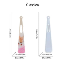 Load image into Gallery viewer, Silicone Bookmark Mold DIY Bookmark Mould For Resin Casting Including Feather Musical Instrument Pipa Shape