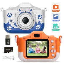 Load image into Gallery viewer, Kid Mini Digital Camera 1080P 2 Inch Rechargeable Video Camera Toys With 32G TF Card for Boys/Girls Christmas Birthday Gifts