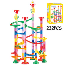 Load image into Gallery viewer, DIY Construction Marble Run Race Track Building Blocks Kids 3D Maze Ball Roll Toys Children Christmas Gift 50/93/109/113/133/232pcs Set