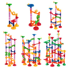 Load image into Gallery viewer, DIY Construction Marble Run Race Track Building Blocks Kids 3D Maze Ball Roll Toys Children Christmas Gift 50/93/109/113/133/232pcs Set