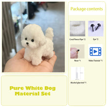 Load image into Gallery viewer, Non-Finished Coral Fleece Pipe DIY Material Kit Creative Toys Cute Dog Handmade Material for Kids Beginner Christmas Gift