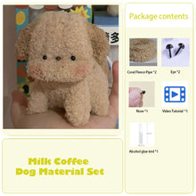 Load image into Gallery viewer, Non-Finished Coral Fleece Pipe DIY Material Kit Creative Toys Cute Dog Handmade Material for Kids Beginner Christmas Gift