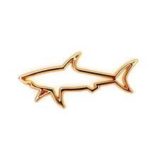 Load image into Gallery viewer, Car Sticker 3D Metal Hollow Fish Shark Automobiles Emblem Badge Decals Motorcycle Computer Fuel Cap Accessories Decals