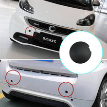 Load image into Gallery viewer, 2Pcs Car Front Rear Bumper Tow Hook Eye Coupler Trailer Cover Cap Plug 4518850122C22A For Smart Fortwo W451 2007-20 R1E2