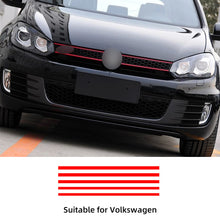 Load image into Gallery viewer, 5Pcs/Set Car Grille Grill Stickers Night Safety Reflective Warning Tape Stickers Decorative Stickers For Volkswagen Golf 6 7 Polo Accessories