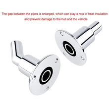 Load image into Gallery viewer, 22mm/24mm 316 Stainless Steel Marine Boat Accessories Thru Hull Exhaust Fitting Tube Pipe Socket Hardware Part Air Diesel Vent Heater For Car Truck