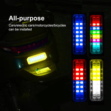 Load image into Gallery viewer, Solar Energy Car Warning Light LED Flashlight Indicator In-Night Caution Strobe Warning Light Running Lamp Clear For All Vehicle