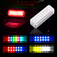 Load image into Gallery viewer, Solar Energy Car Warning Light LED Flashlight Indicator In-Night Caution Strobe Warning Light Running Lamp Clear For All Vehicle