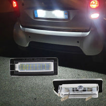 Load image into Gallery viewer, 2Pcs Car Number License Plate Light Lamp No Error Canbus 12V White For Mercedes-Benz Benz Smart Fortwo W450 W451 W453